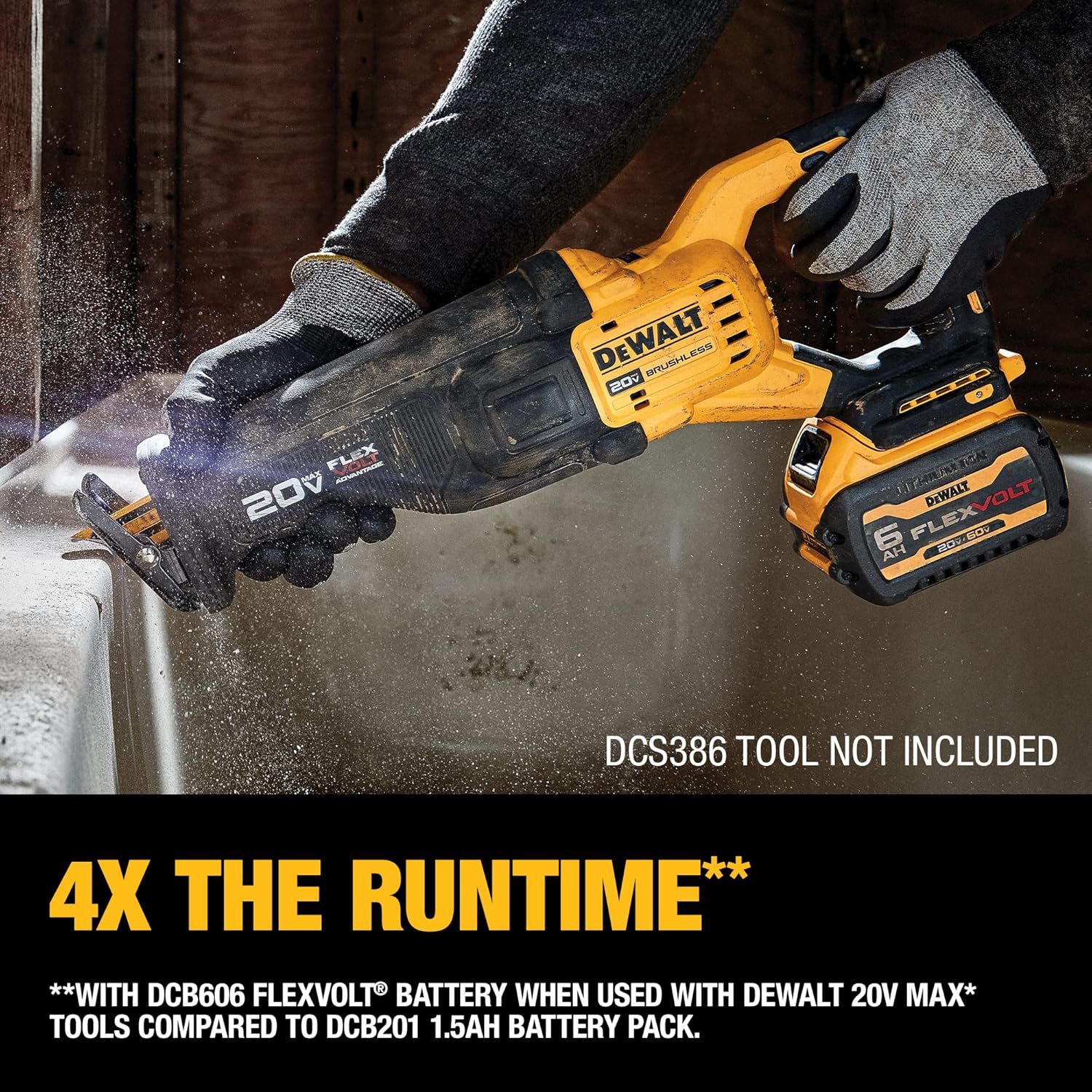 Batterie Dewalt 20/60V Max Flexvolt 6.0 Ah