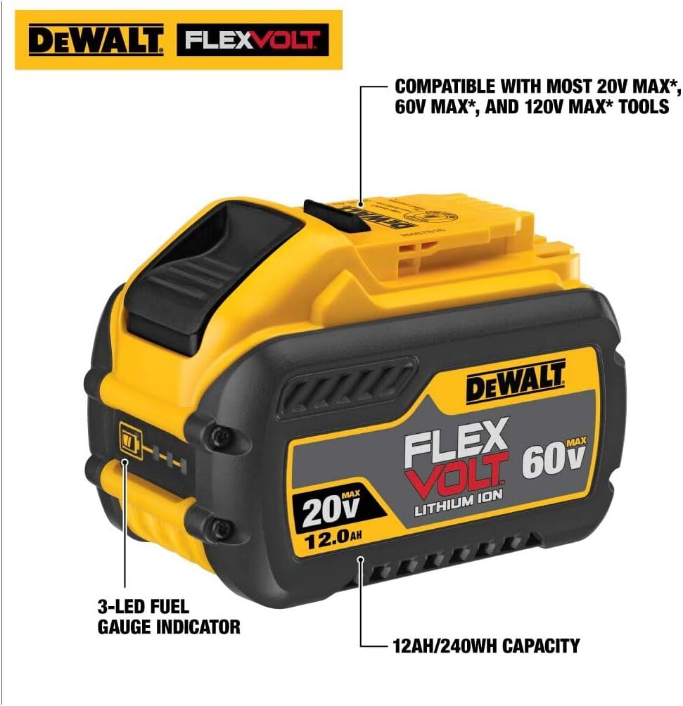Batterie Dewalt 20V/60V Max Flexvolt Lithium 9.0Ah