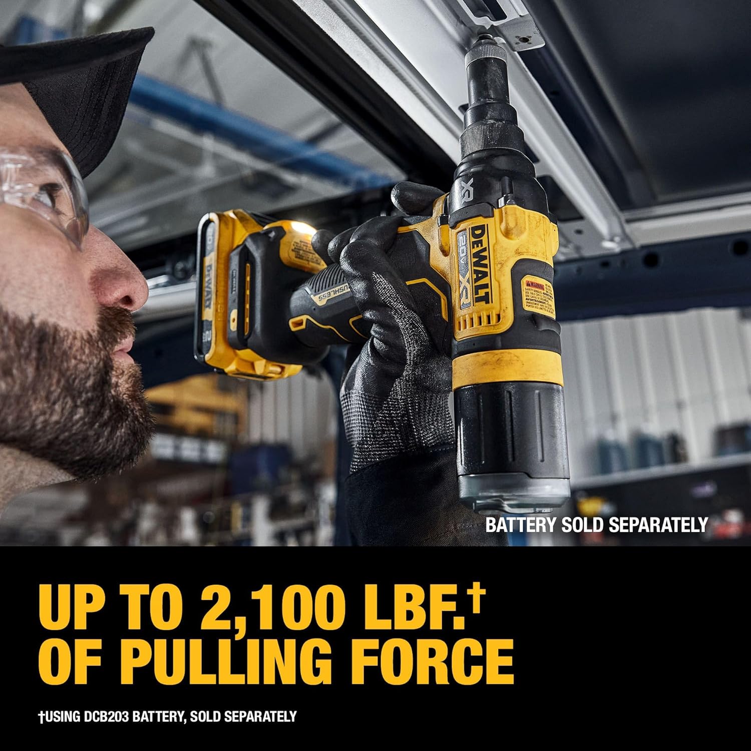 Dewalt 3/16" 20V Max XR Brushless Cordless Rivet Tool - Outil seul