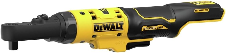 Dewalt 12V Max Xtreme Clé à cliquet sans fil 3/8" et 1/4" à tête scellée sans balai - Outil seul