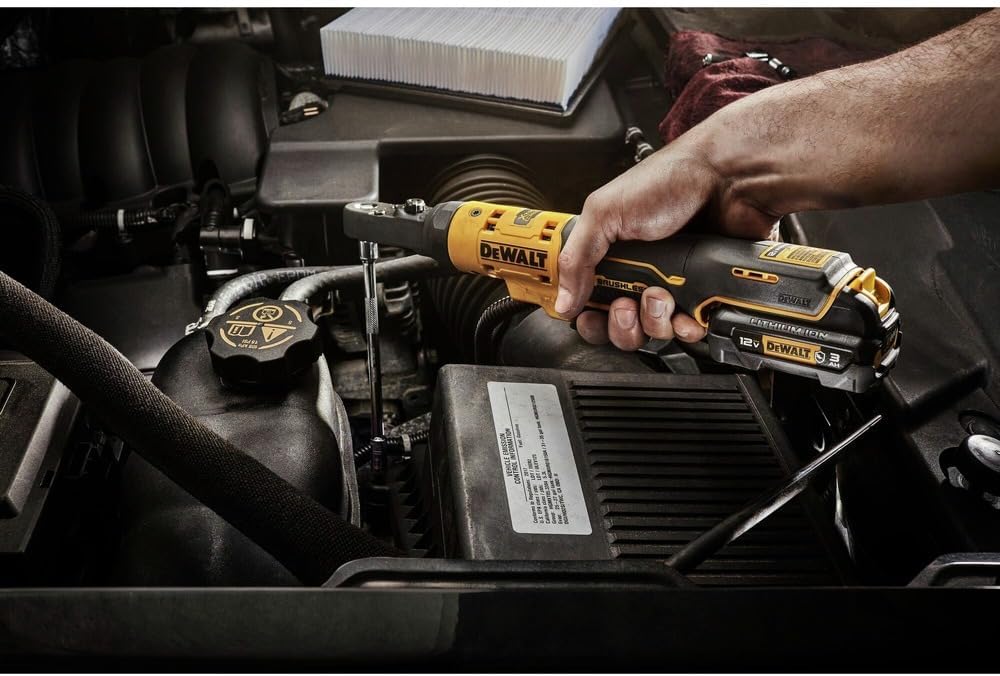 Dewalt 12V Max Xtreme Clé à cliquet sans fil 3/8" et 1/4" à tête scellée sans balai - Outil seul