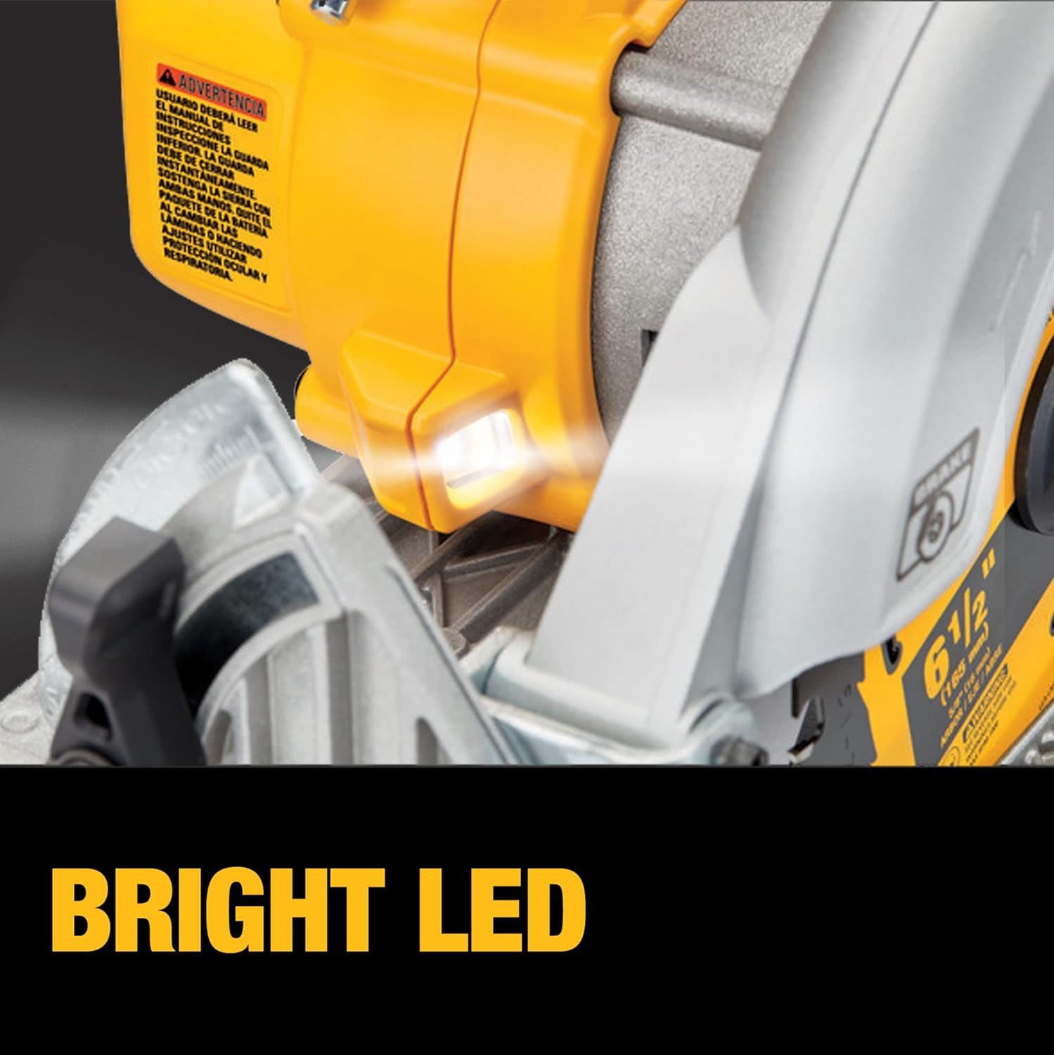 Scie circulaire Dewalt 20V MAX XR 6-1/2" (5.0AH) avec 1 batterie et un sac