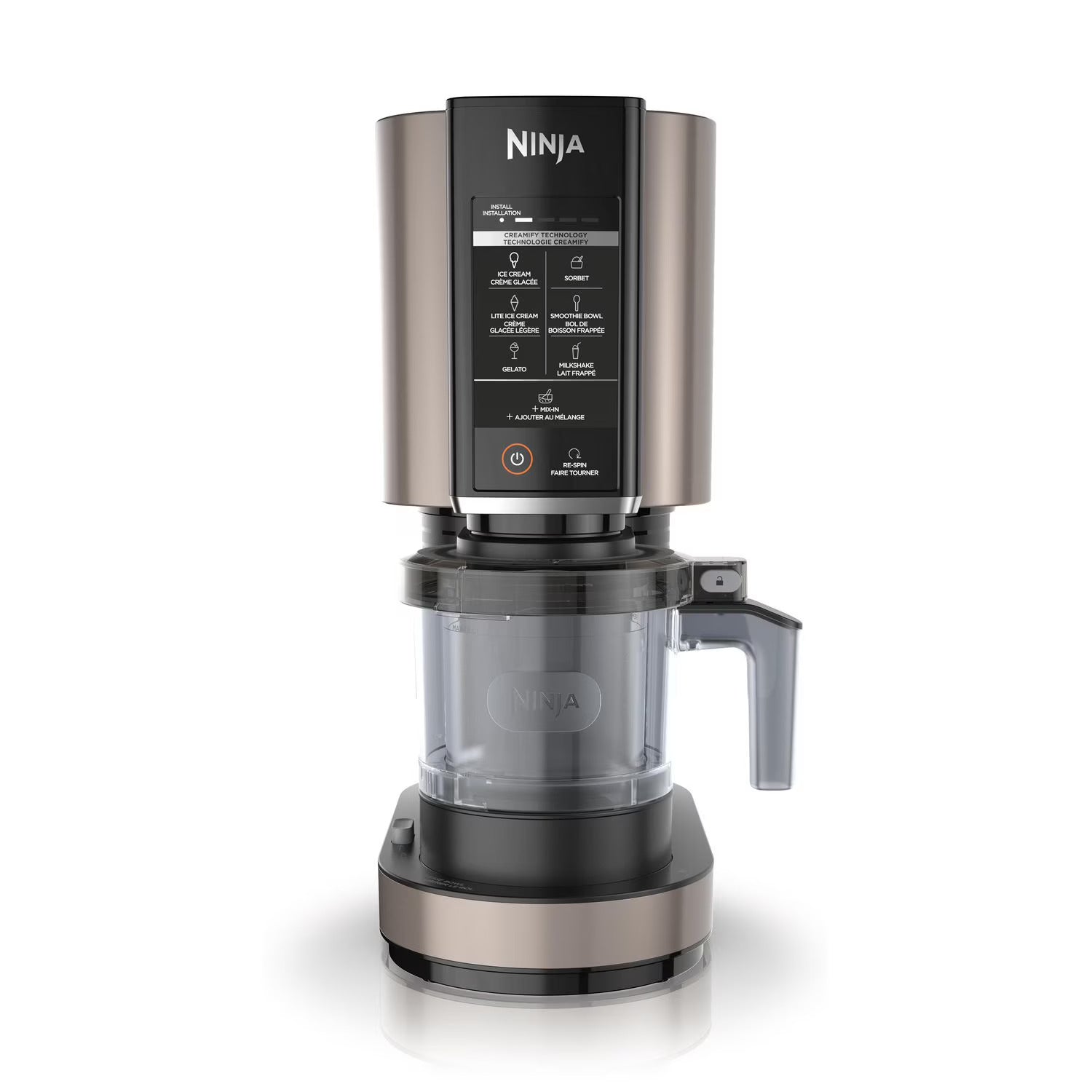 Ninja CREAMi NC301C 7 in 1 Ice Cream Maker with Touch Program - Black