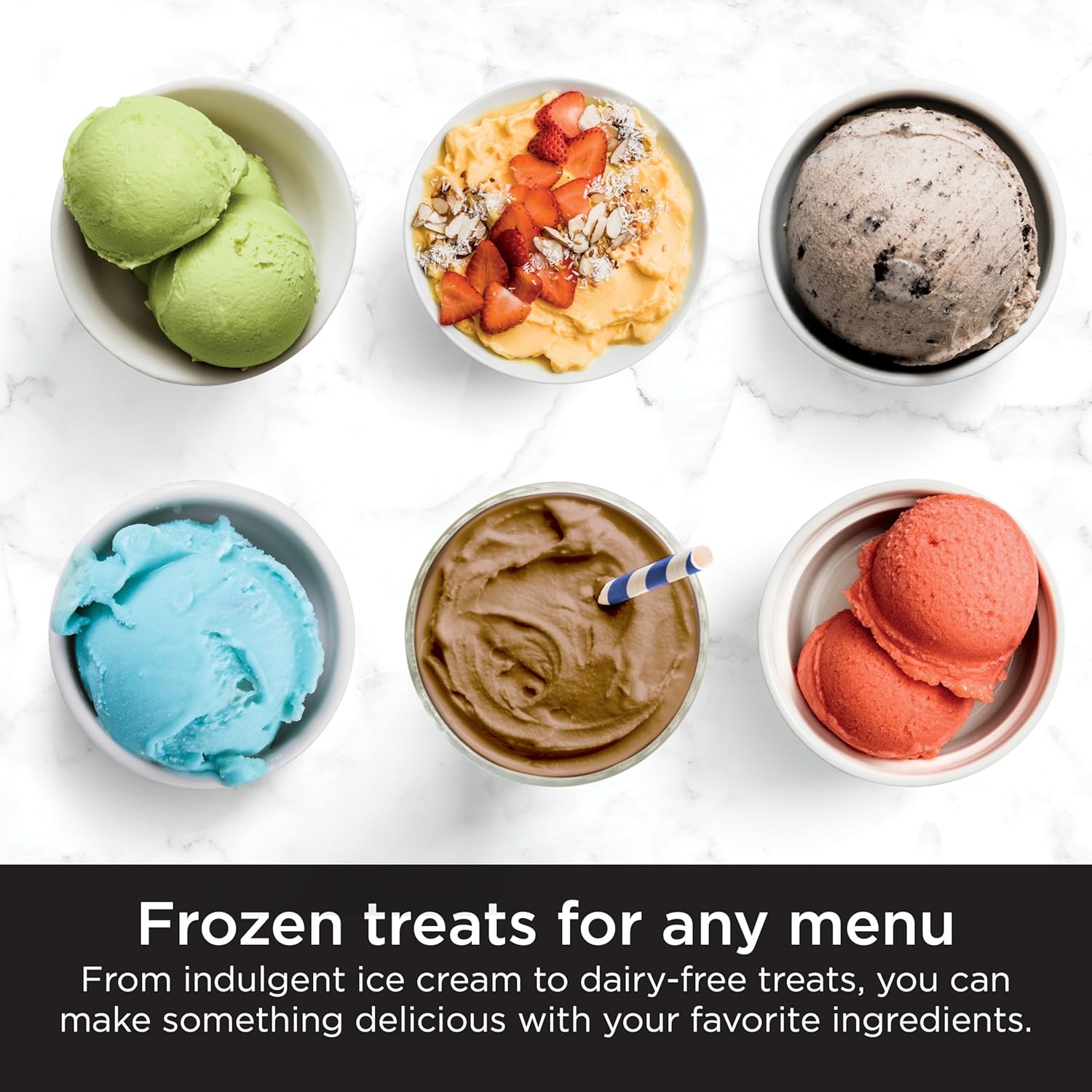 Ninja CREAMi NC301C 7 in 1 Ice Cream Maker with Touch Program - Black