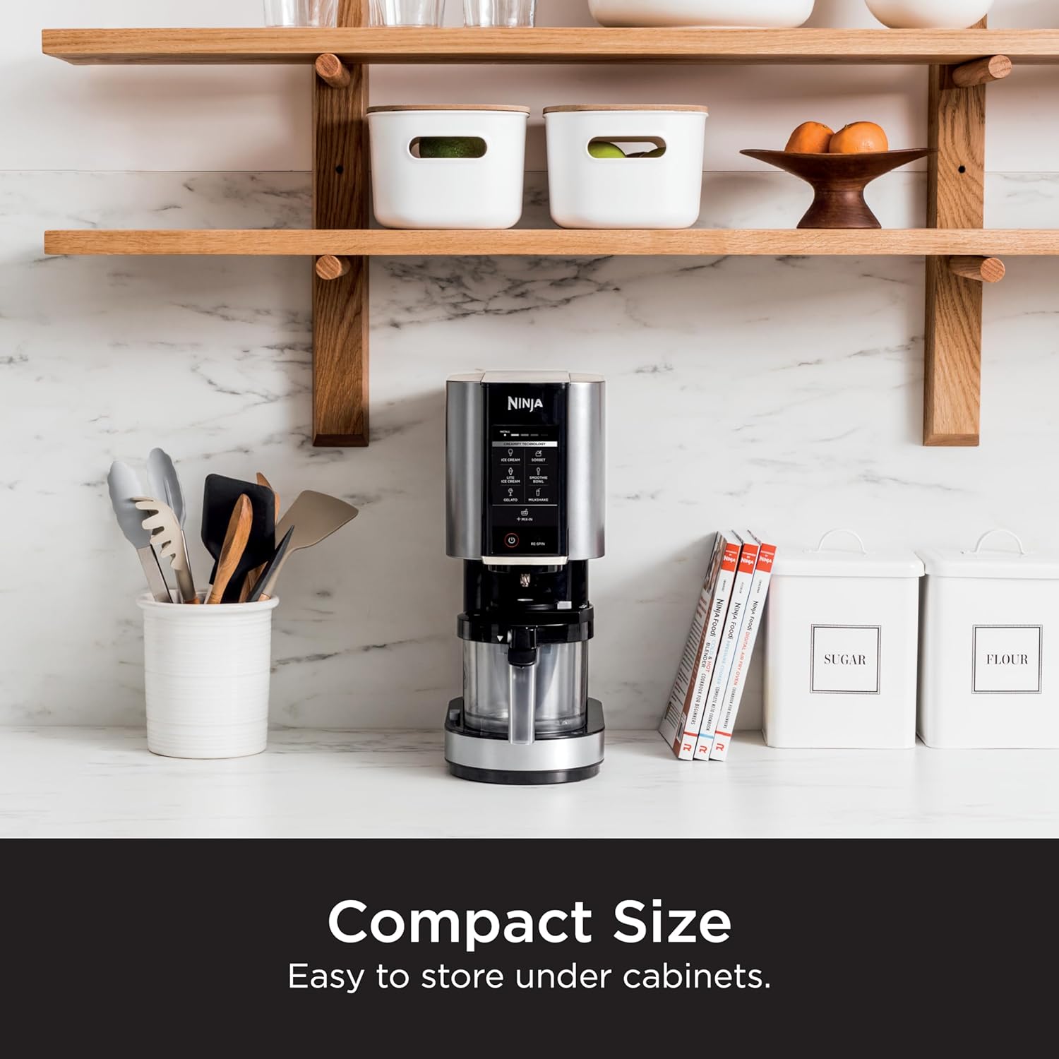 Ninja CREAMi NC301C Sorbetière 7 en 1 avec programme tactile - Noir