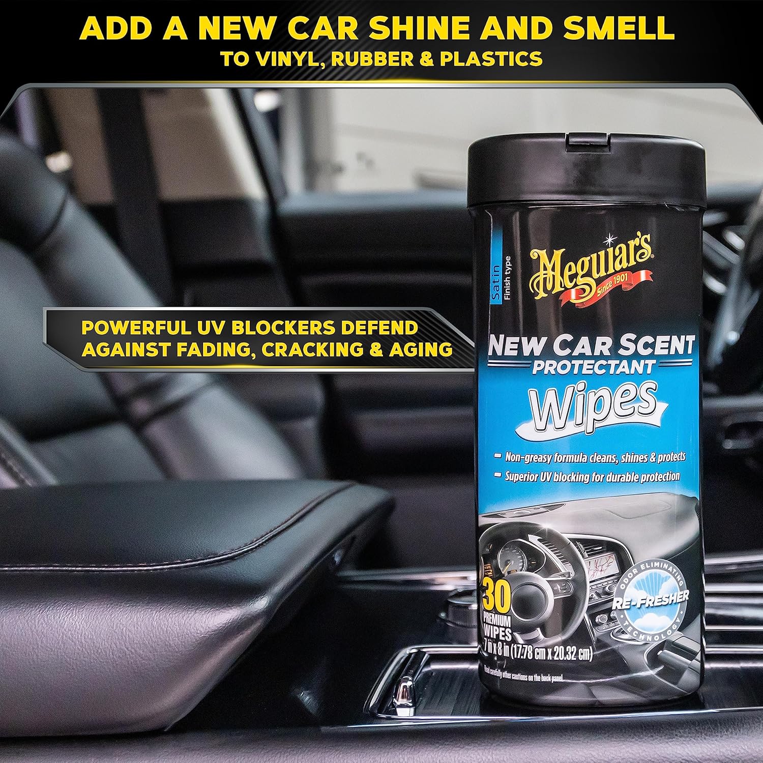 Lingettes protectrices Meguiar's New Car Scent