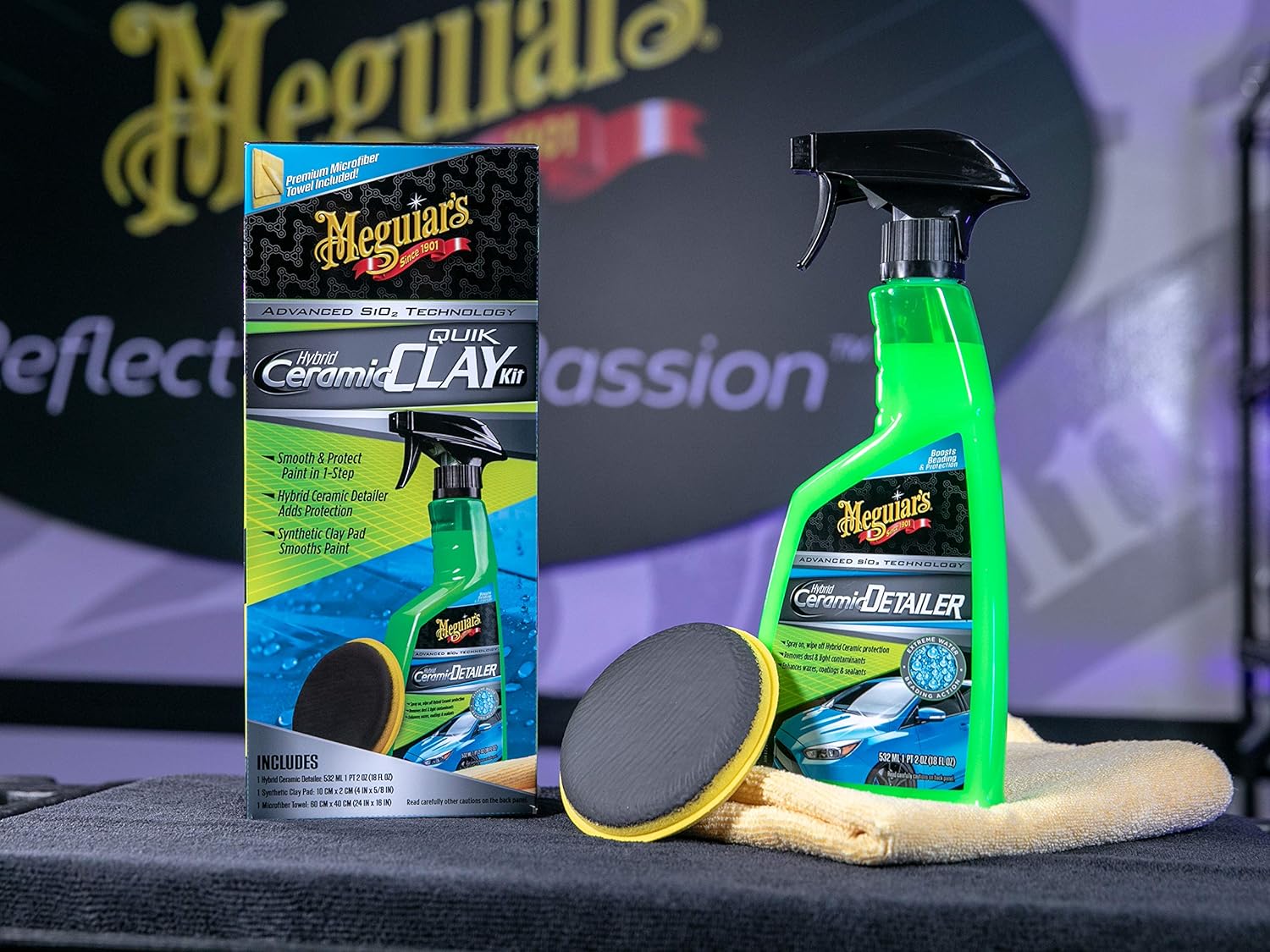 Kit d'argile Hybrid Ceramic Quik de Meguiar's