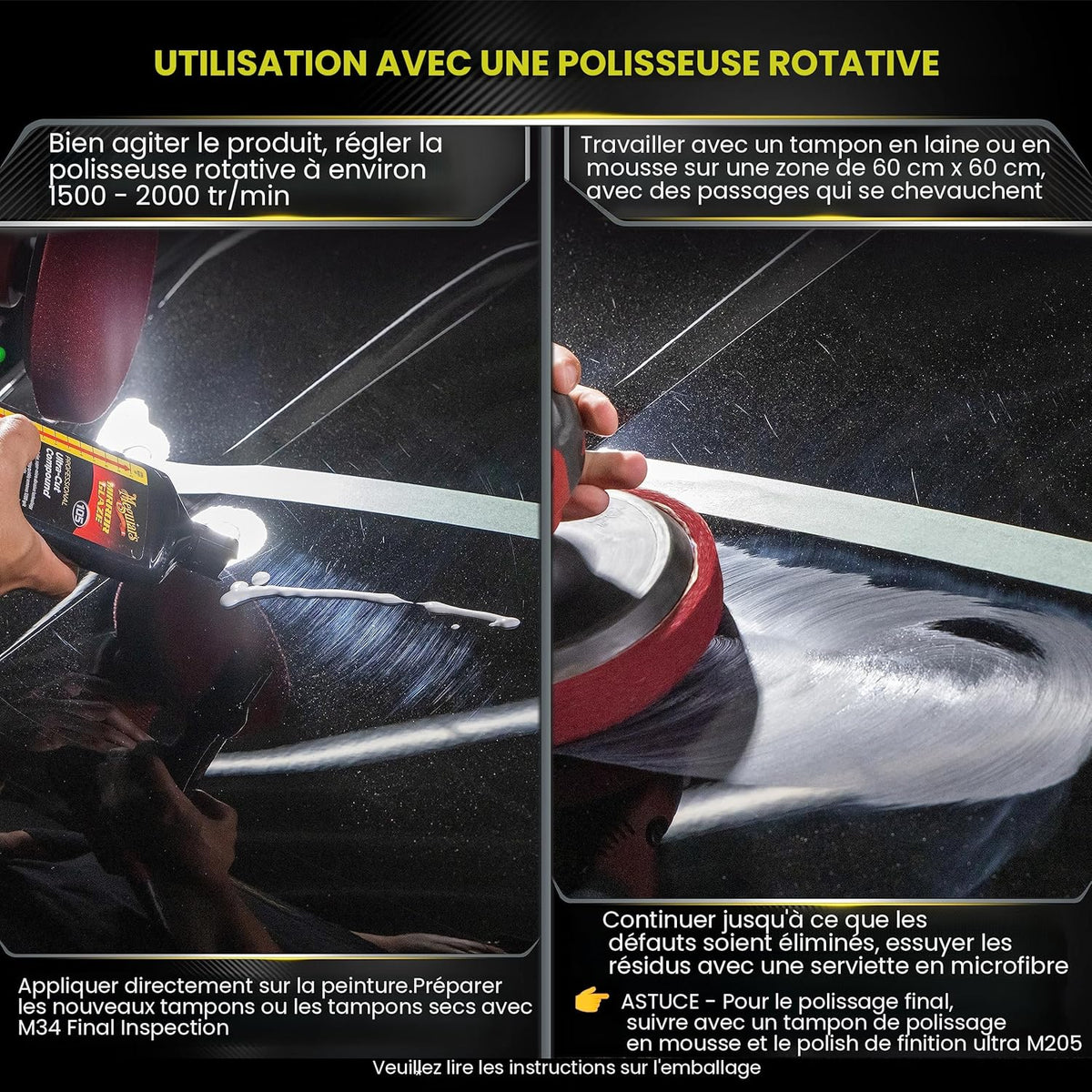 Meguiar's Professional Ultra Cut Compound pour les rayures