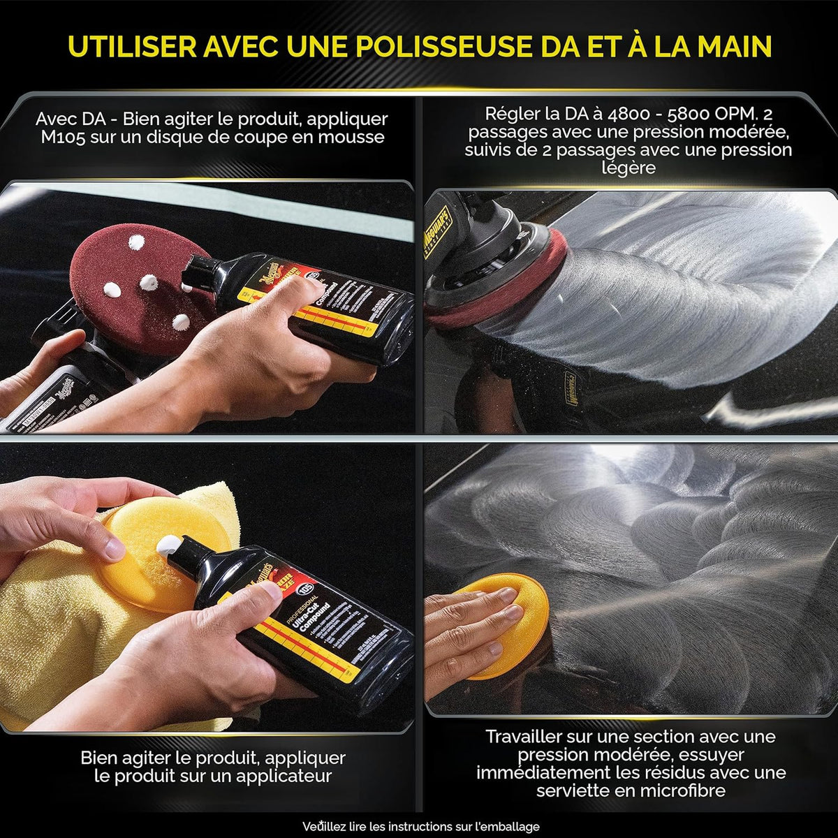 Meguiar's Professional Ultra Cut Compound pour les rayures