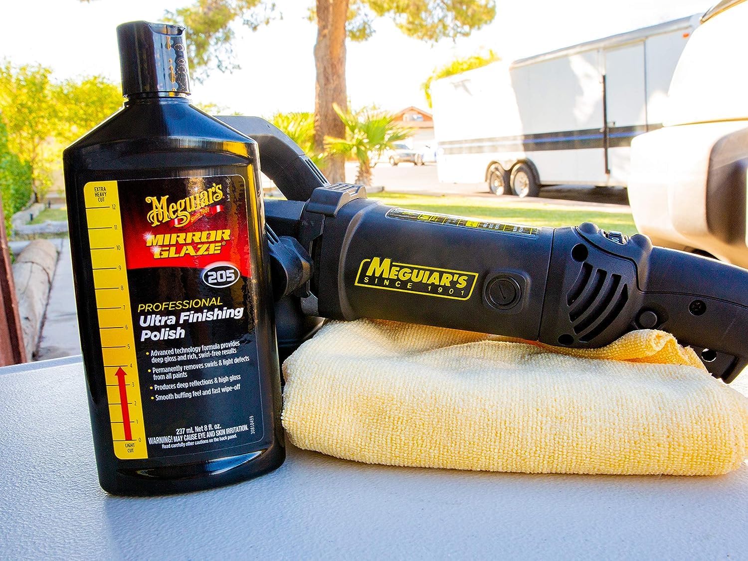 Polissage de finition Ultra Mirror Glaze de Meguiar's