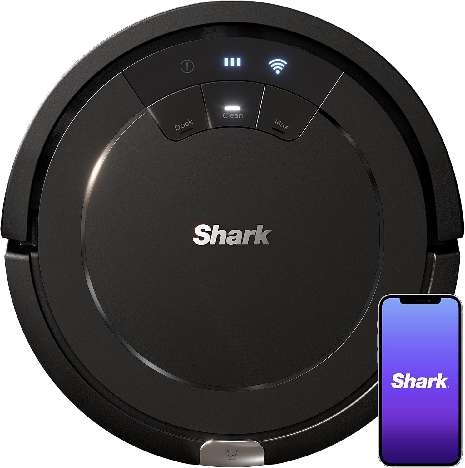 Refurbished Shark RV754CA ION Robot Vacuum Multi Surface Cleaning - Black