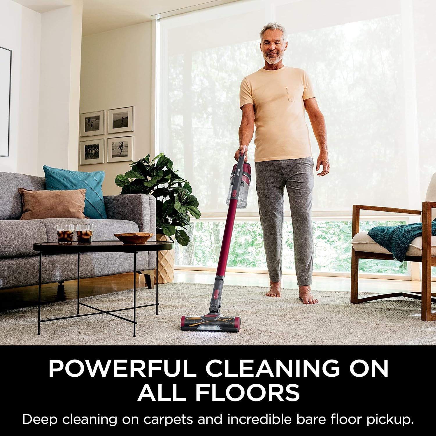 Bâton sans fil Shark IZ140C Rocket Pro remis à neuf - Aspirateur Magenta