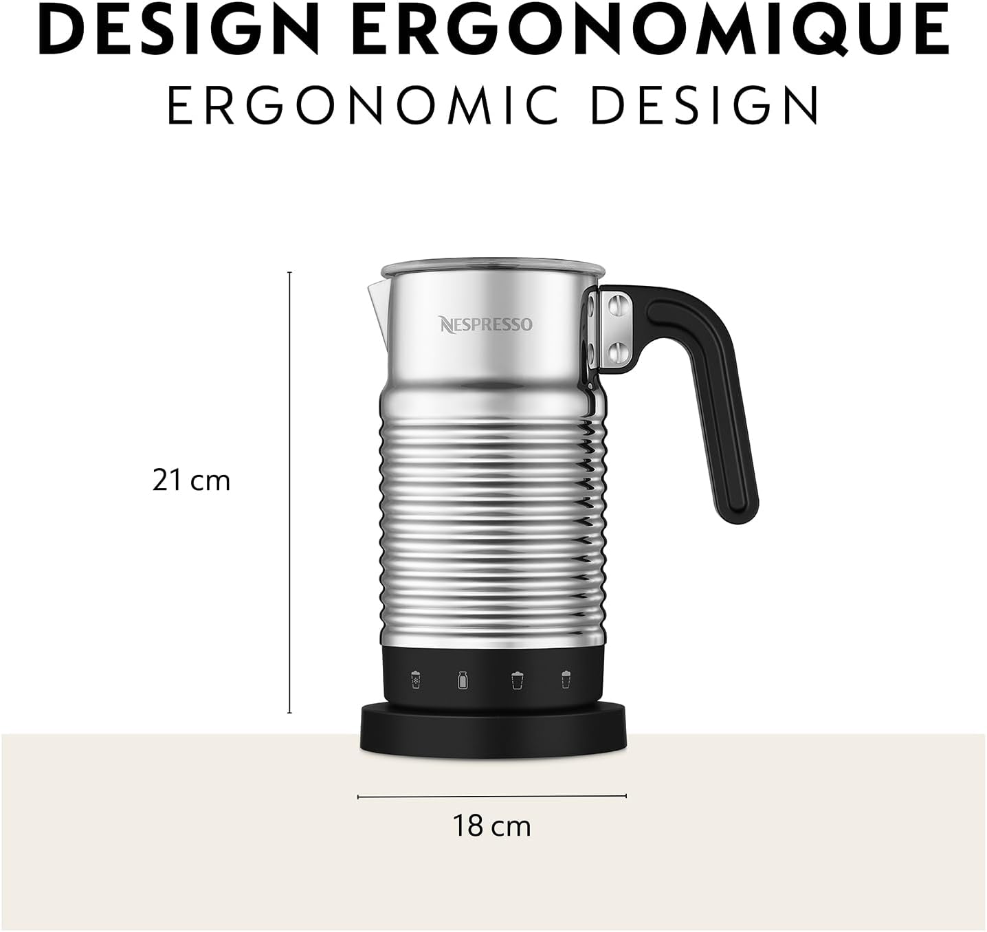Nespresso Aeroccino 4 Argent