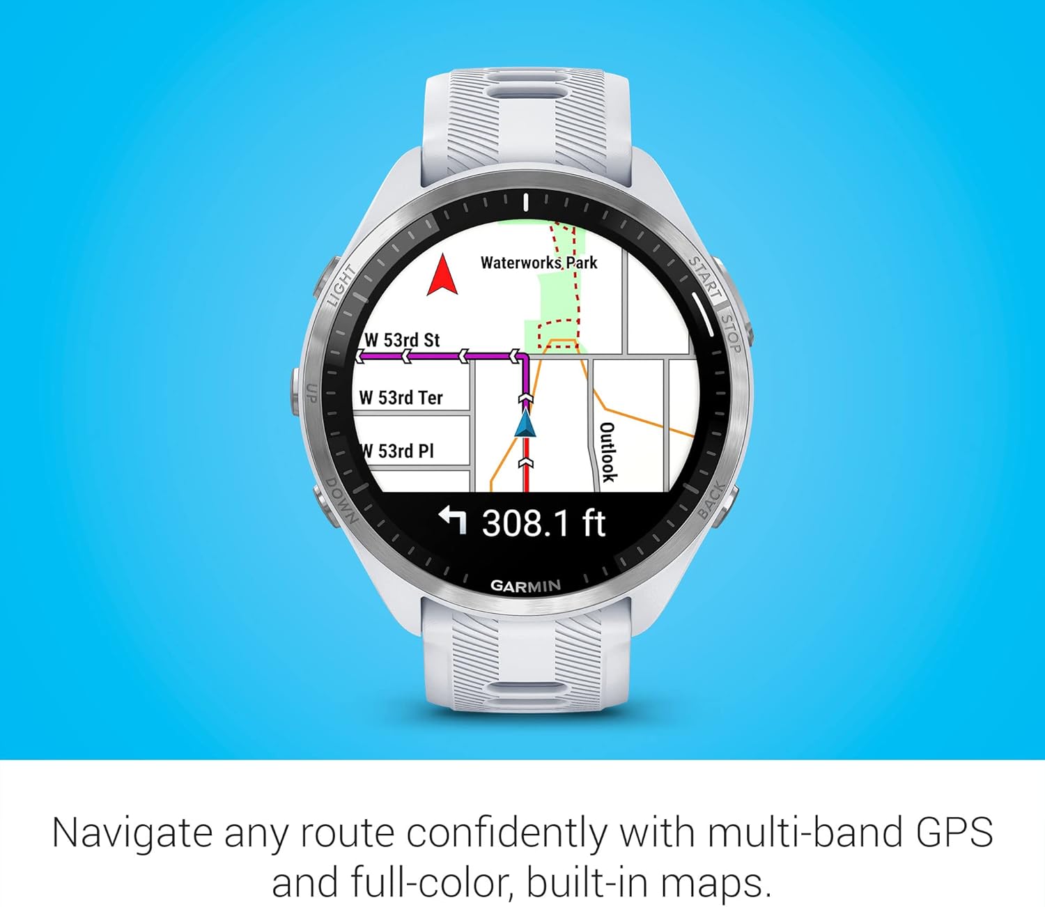 Garmin Forerunner 965 - Whitestone