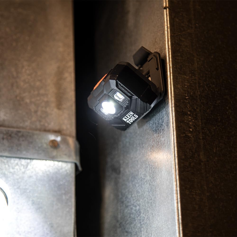 Lampe frontale Klein Tools Recharge Light 300 Lumens pour le travail toute la journée