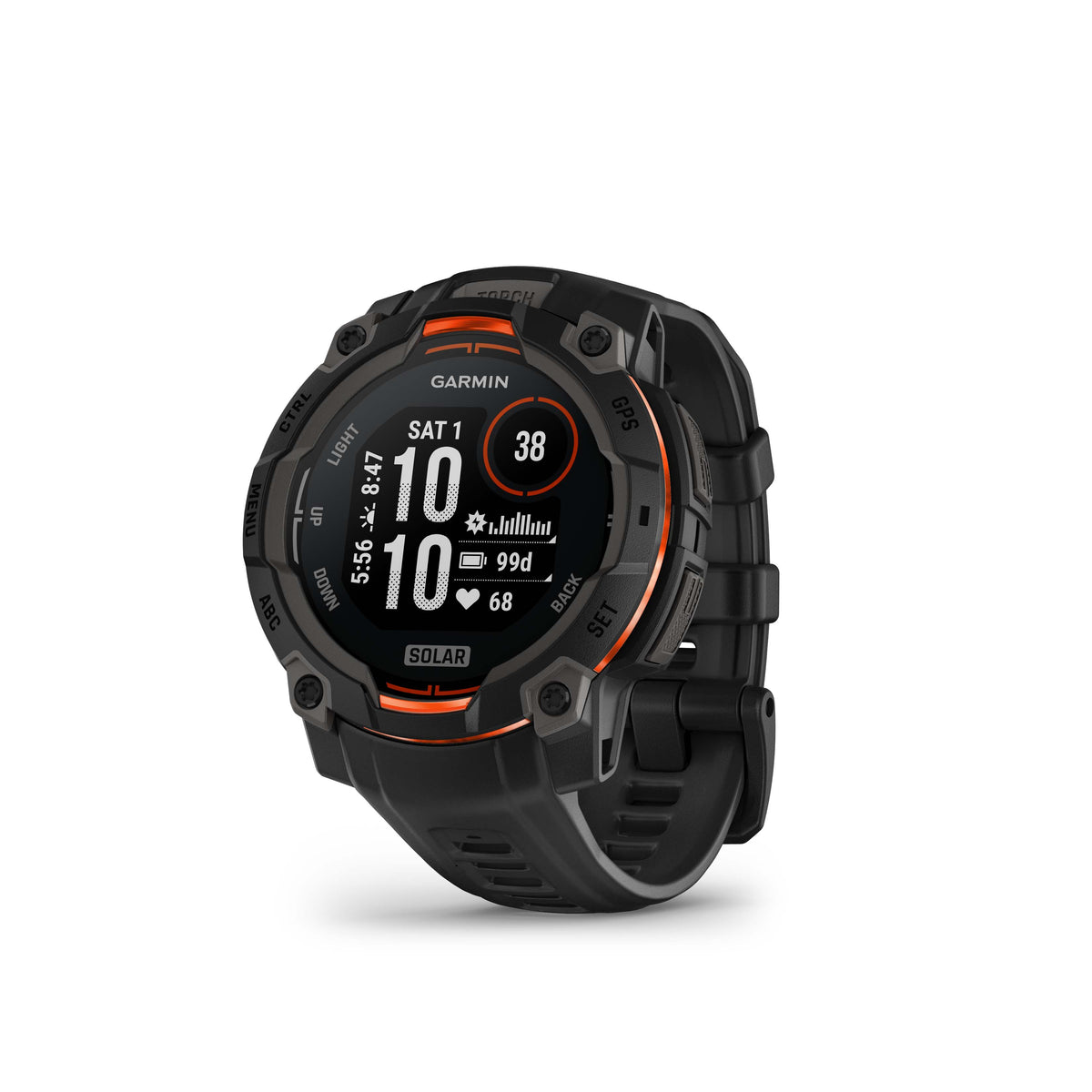 Garmin Instinct 3 45mm Solar - Noir