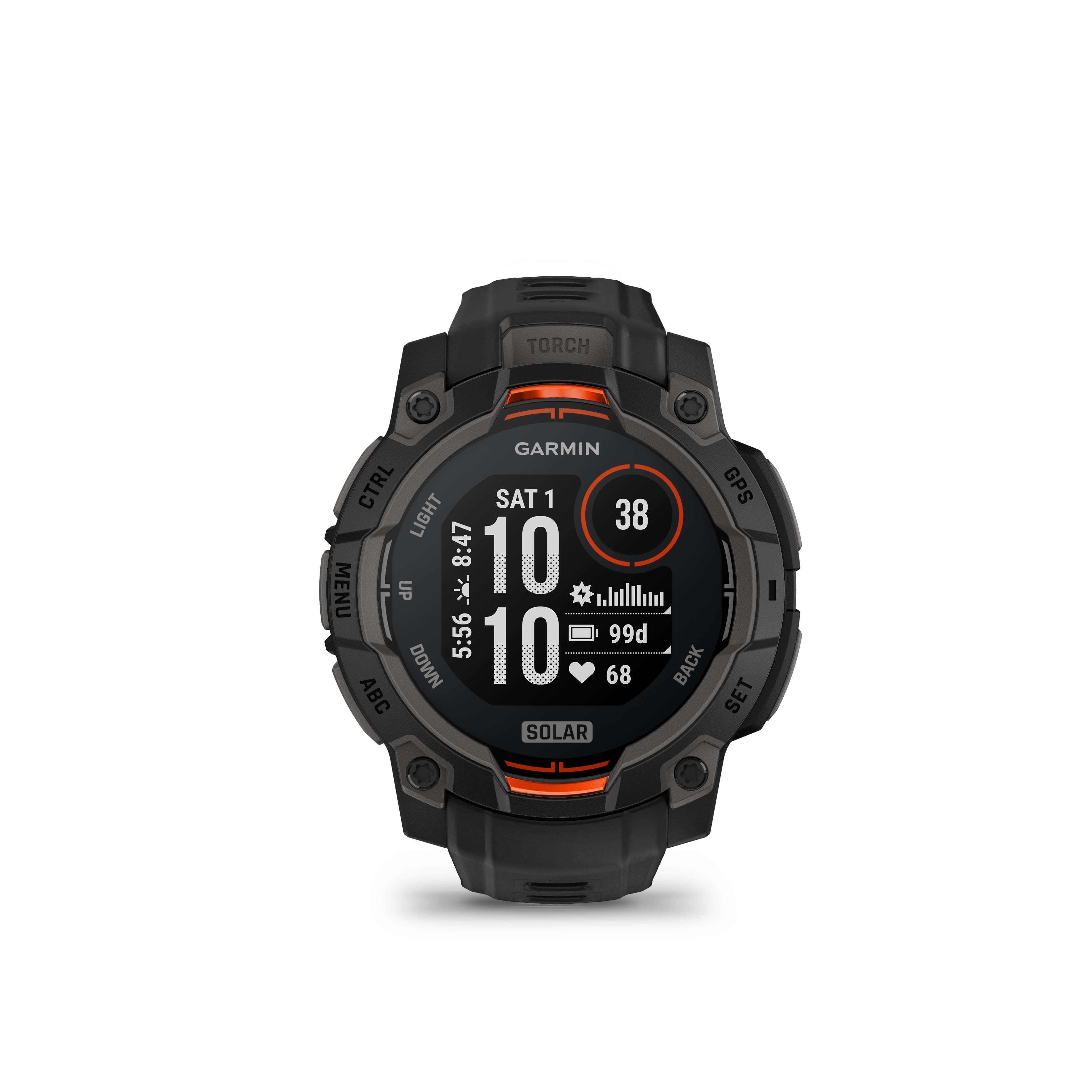 Garmin Instinct 3 45mm Solar - Noir