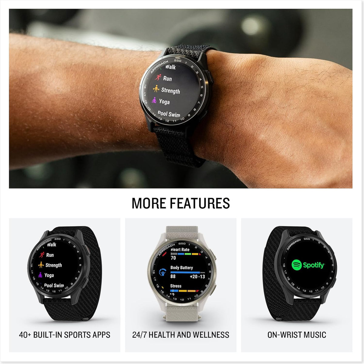 Garmin Approach S50 - Noir
