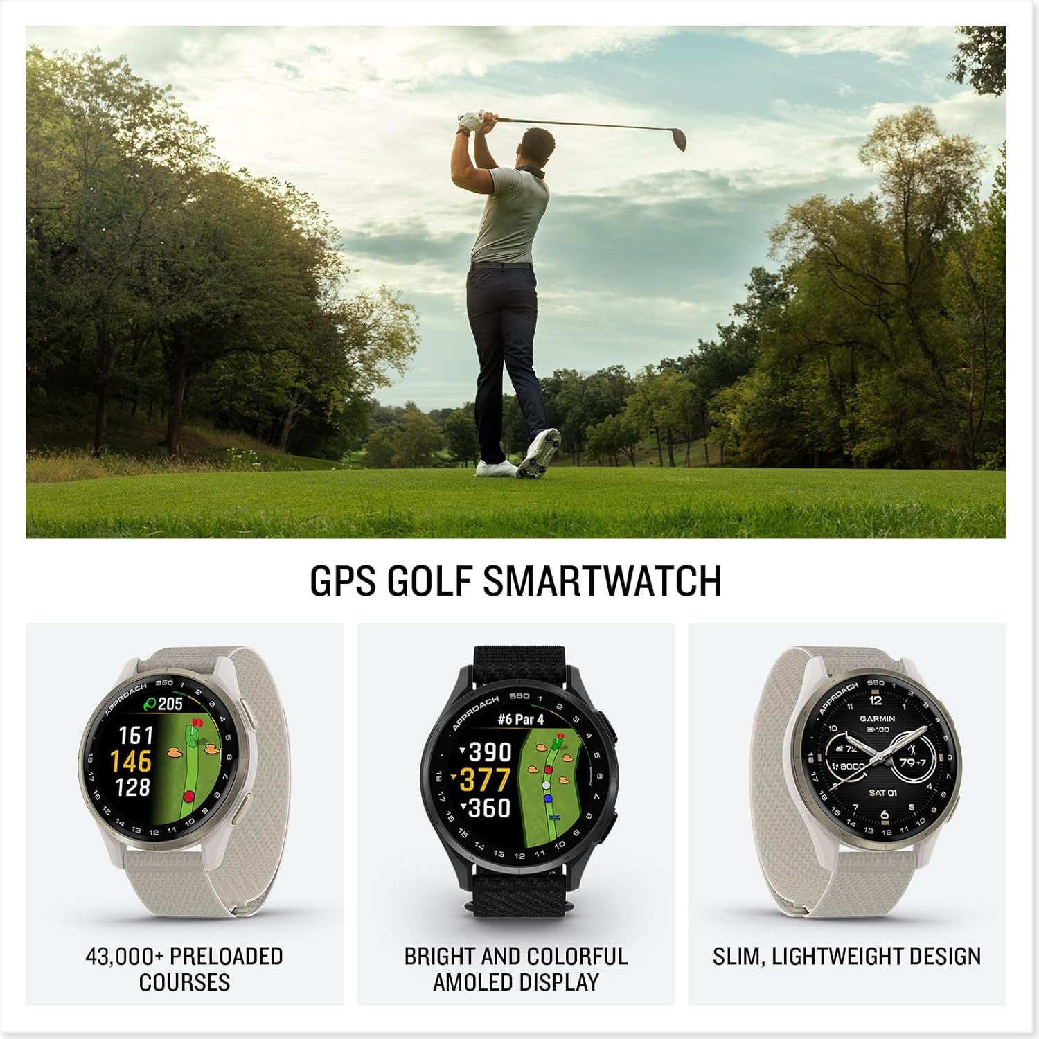 Garmin Approach S50 - Noir