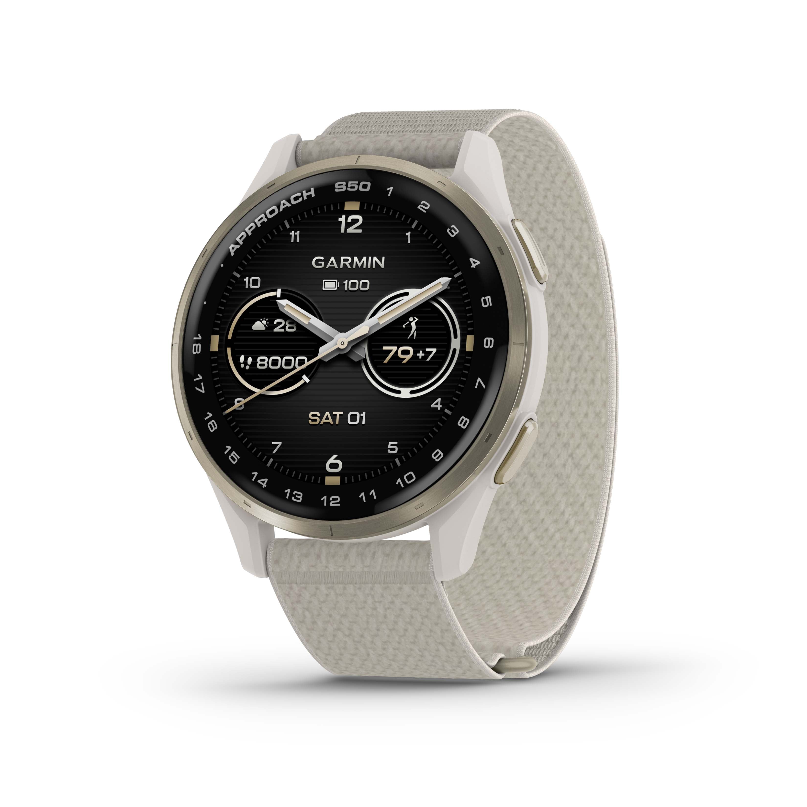 Garmin Approach S50 - Cream Gold
