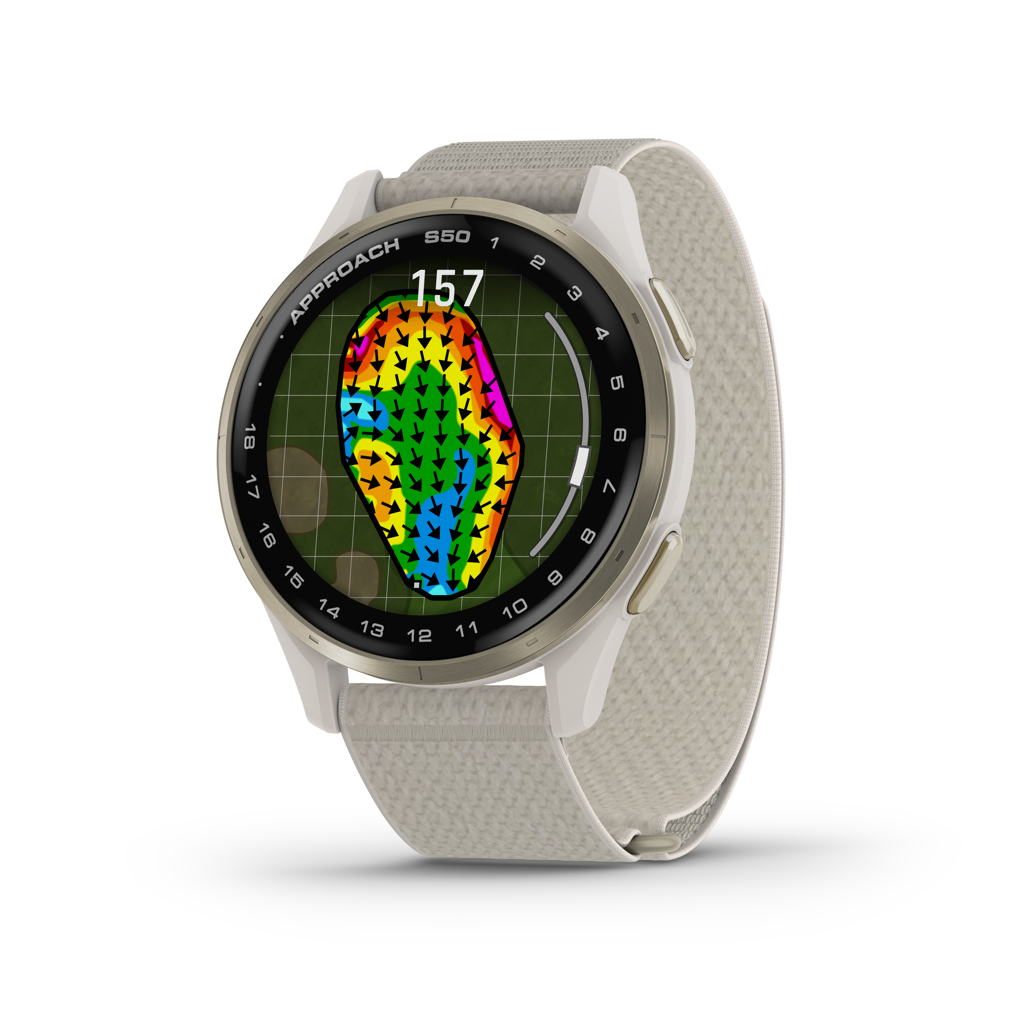 Garmin Approach S50 - Cream Gold