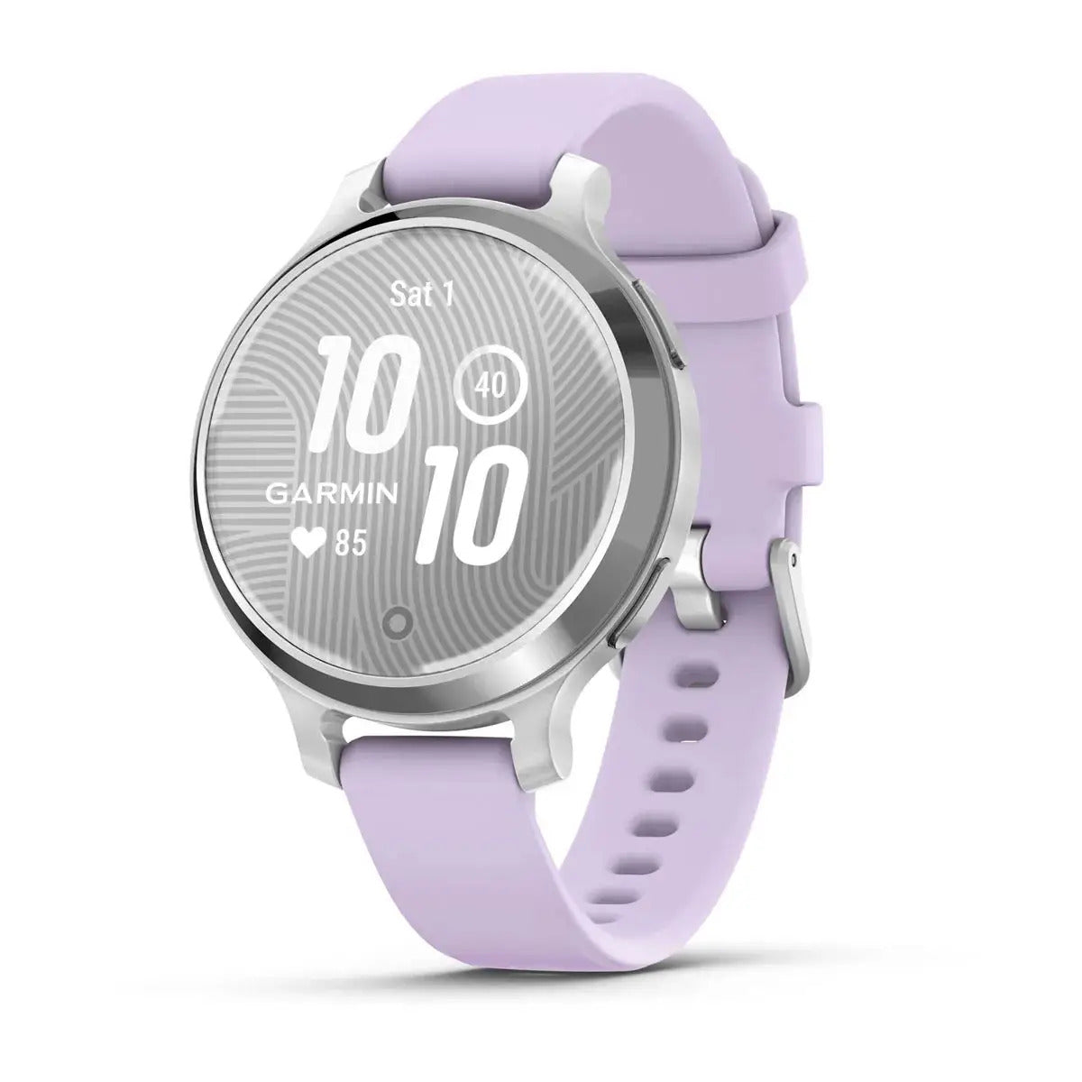 Garmin Lily 2 avec bracelet en silicone - Silver Purple
