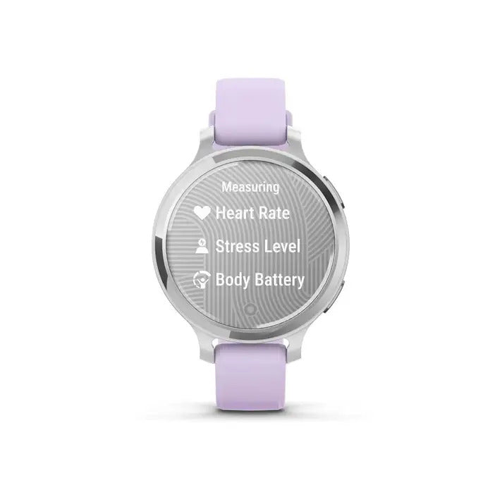 Garmin Lily 2 with Silicone Band - Silver Purple