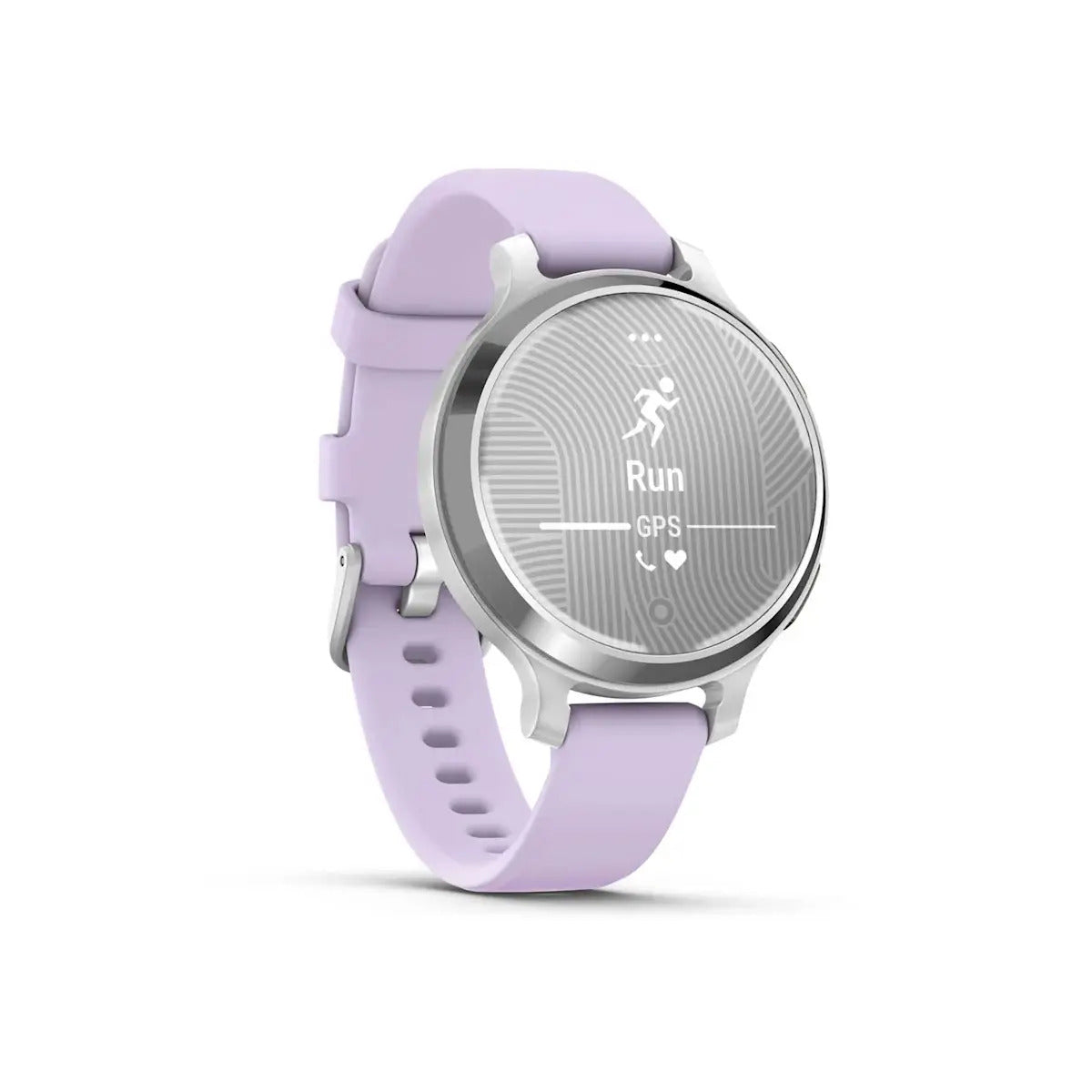 Garmin Lily 2 with Silicone Band - Silver Purple