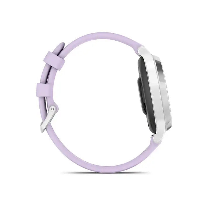 Garmin Lily 2 avec bracelet en silicone - Silver Purple