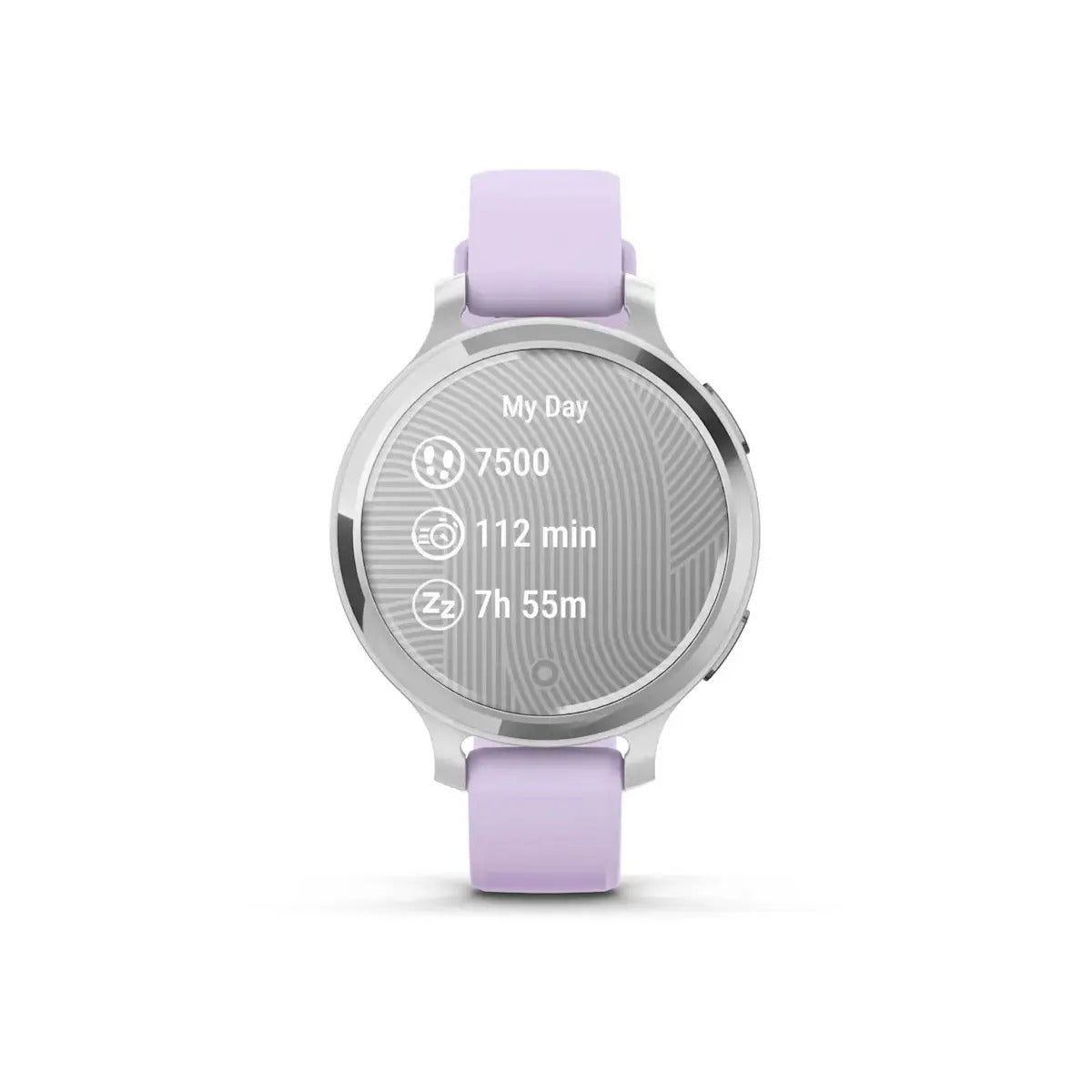 Garmin Lily 2 avec bracelet en silicone - Silver Purple