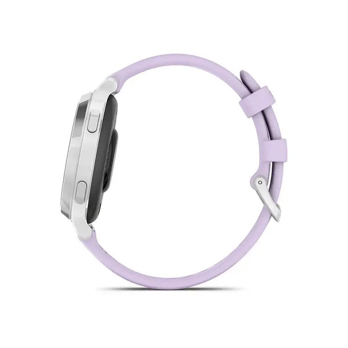 Garmin Lily 2 avec bracelet en silicone - Silver Purple