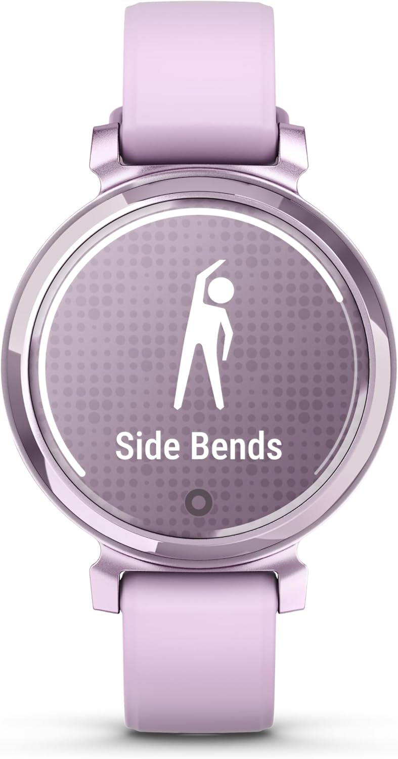 Garmin Lily Smartwatch avec bracelet en silicone - Lilas