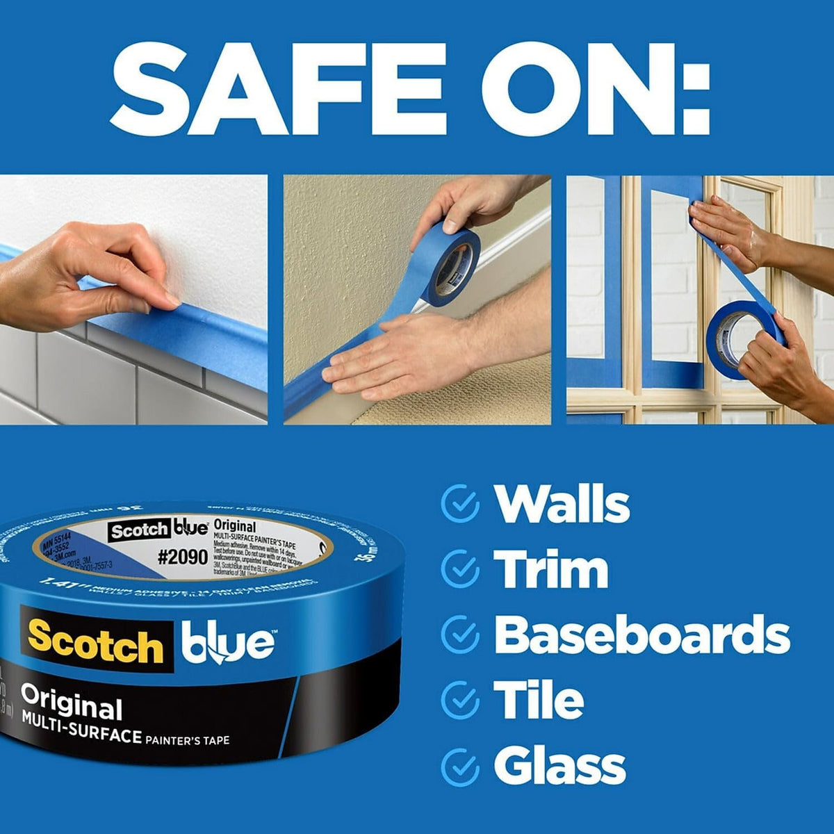 ScotchBlue Multi-Surface Painter Tape 24 mm - 6 Rolls