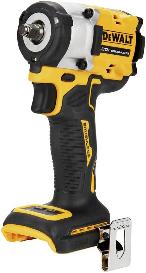 Dewalt Atomic 20V MAX Brushless Lithium-Ion 3/8 in. Cordless Impact Wrench with Hog Ring Anvil- Tool Only