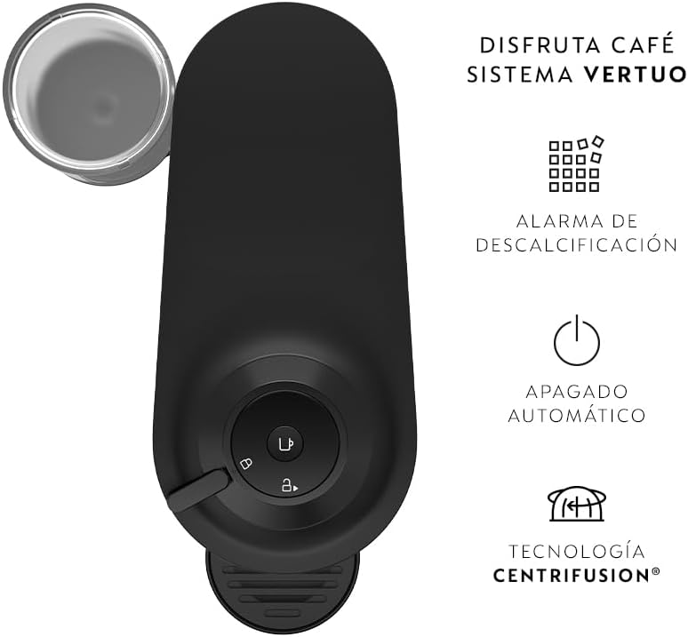 Machine à café et espresso Nespresso Vertuo Pop+ de De'Longhi - Noir réglisse
