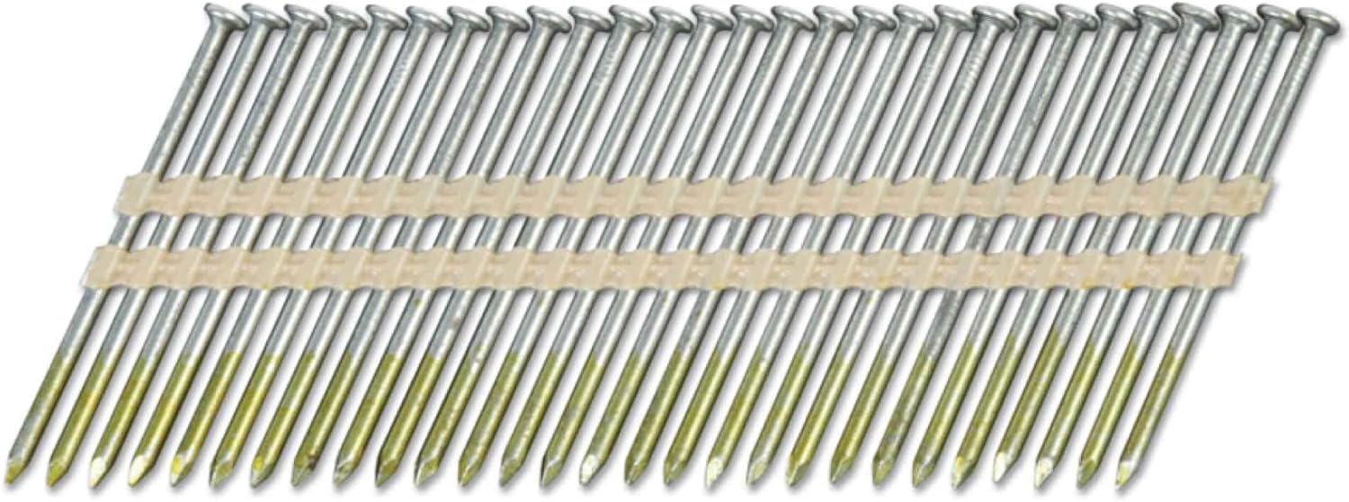 Metabo HPT Clous pour charpente à tête ronde 3" x .120 - 21 degrés - tige lisse brillant - 4000 pièces