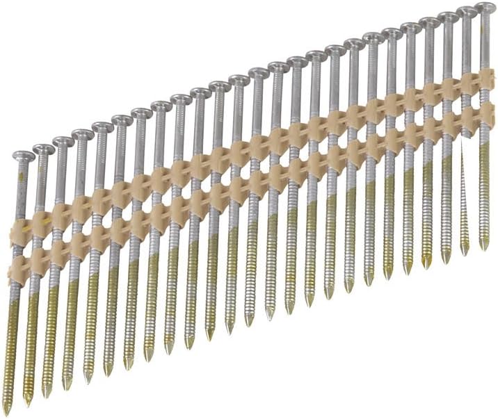 Metabo HPT 2-3/8" x .113 clous pour charpente en acier inoxydable à bande plastique - 1000 pièces