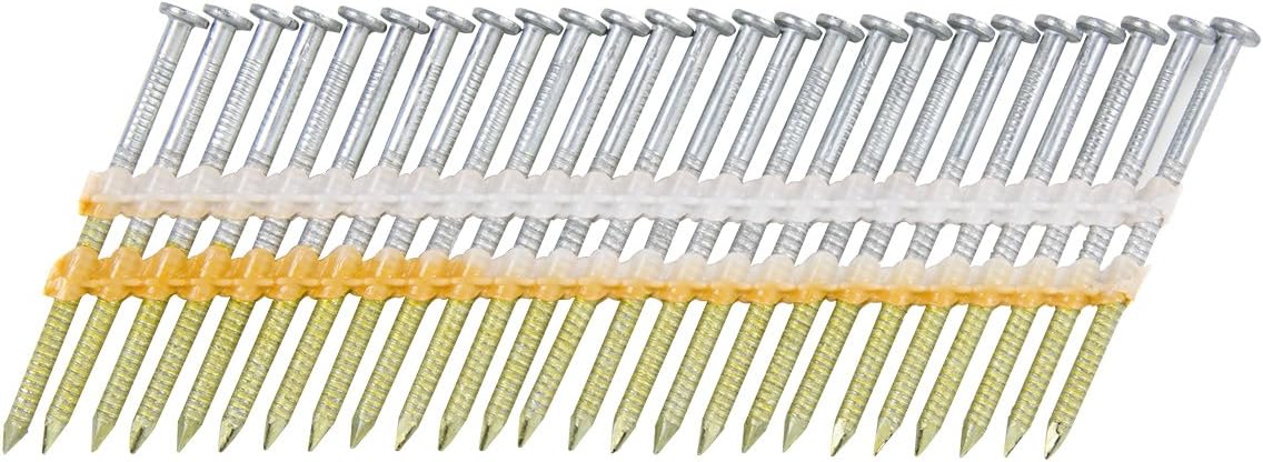 Metabo HPT Framing Nails Full Round Head 2-3/8" x .113 - 21 Degree - Ring Shank - 5000 Count