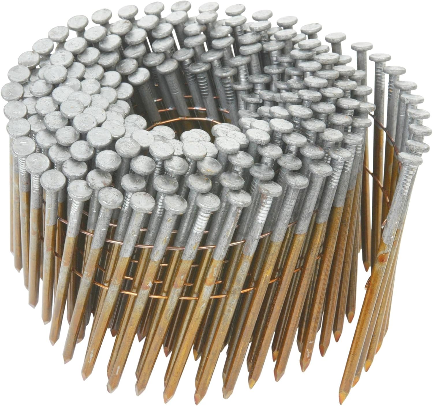 Metabo HPT 3" x 1.120 Coil Framing Nails Full Round Head Hot Dipped Galvanized - 2400 Count