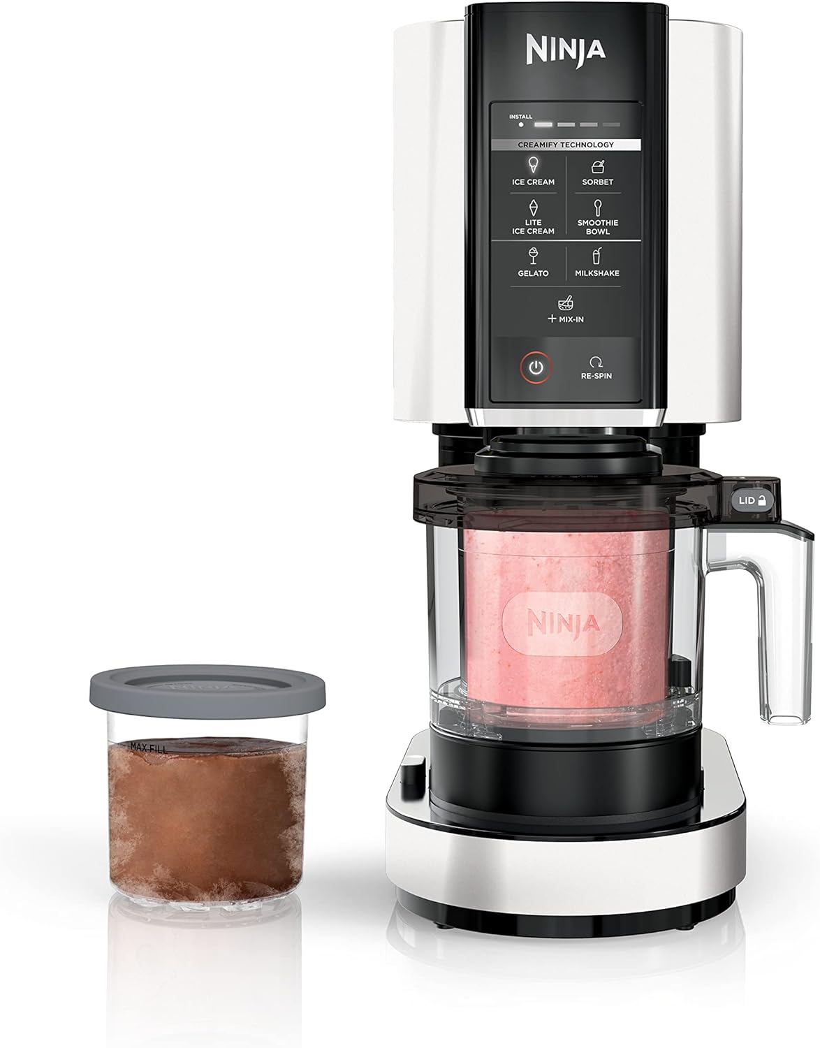 Ninja CREAMi NC301C Sorbetière 7 en 1 - Blanc