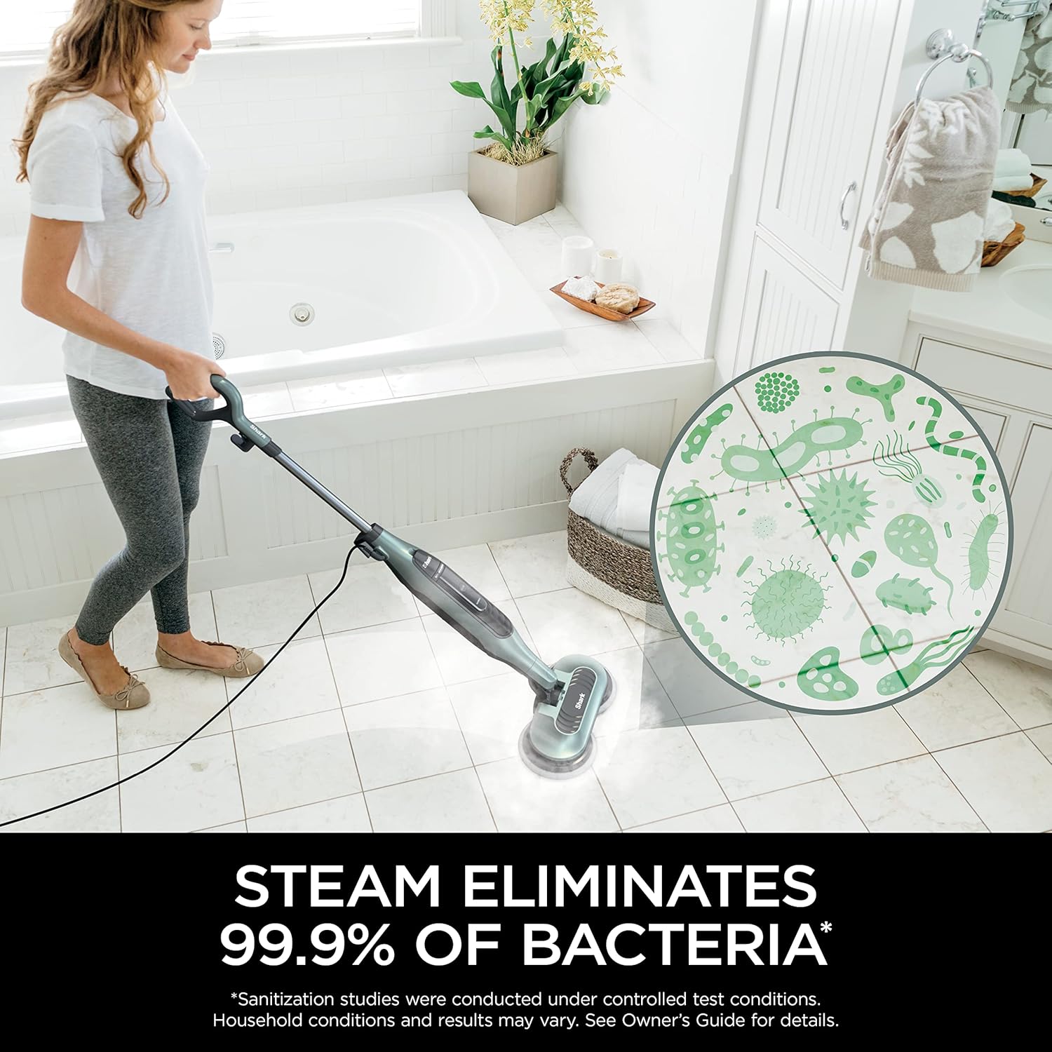 Shark S7000C Steam & Scrub All in One Mop (vadrouille tout-en-un à vapeur et à récurer)