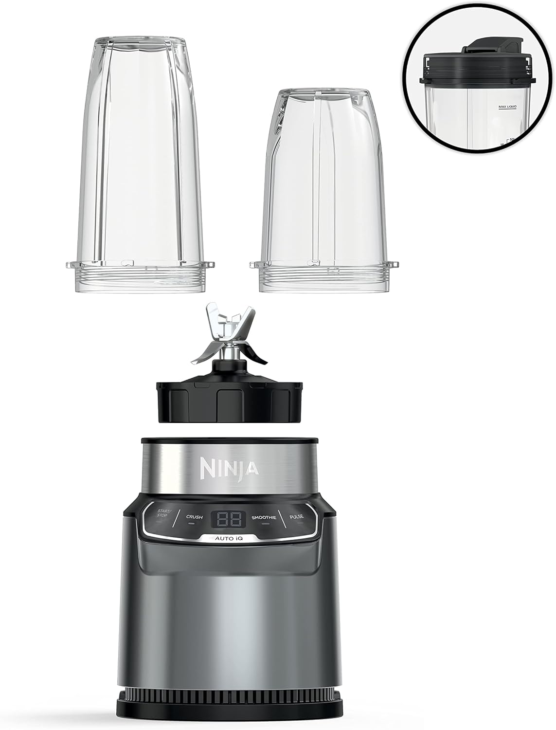 Ninja BN400C Nutri Blender Pro avec Auto iQ