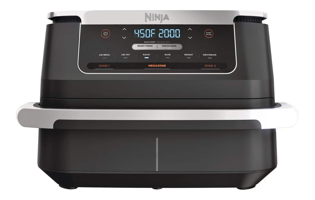 Ninja DZ071C Foodi Flex Basket Air Fryer with 7-qt Mega Zone