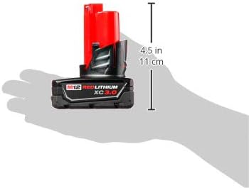 Milwaukee 12V Lithium Ion 3.0 Ah Battery - Twin Pack