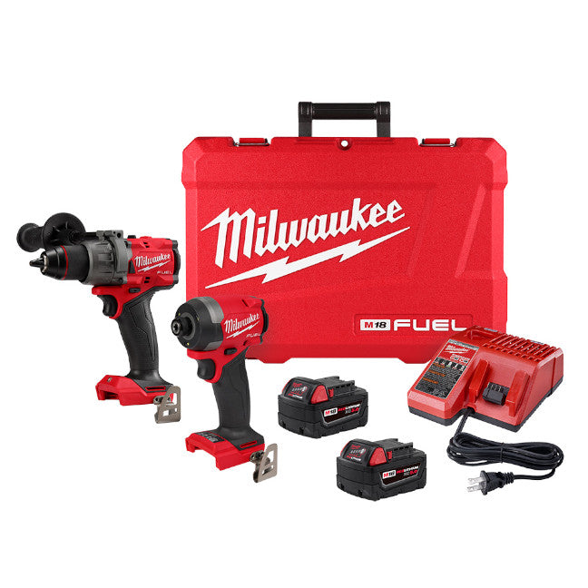 Milwaukee M18 Fuel Brushless Cordless Hammer Drill & Impact Driver - Combo Kit