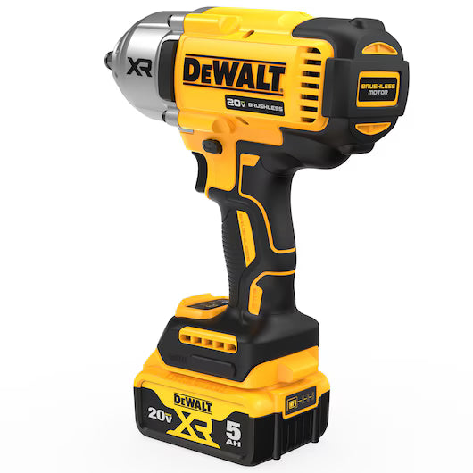Dewalt 20V Max XR 1/2" High Torque Impact Wrench - 2 Batteries & Charger Kit