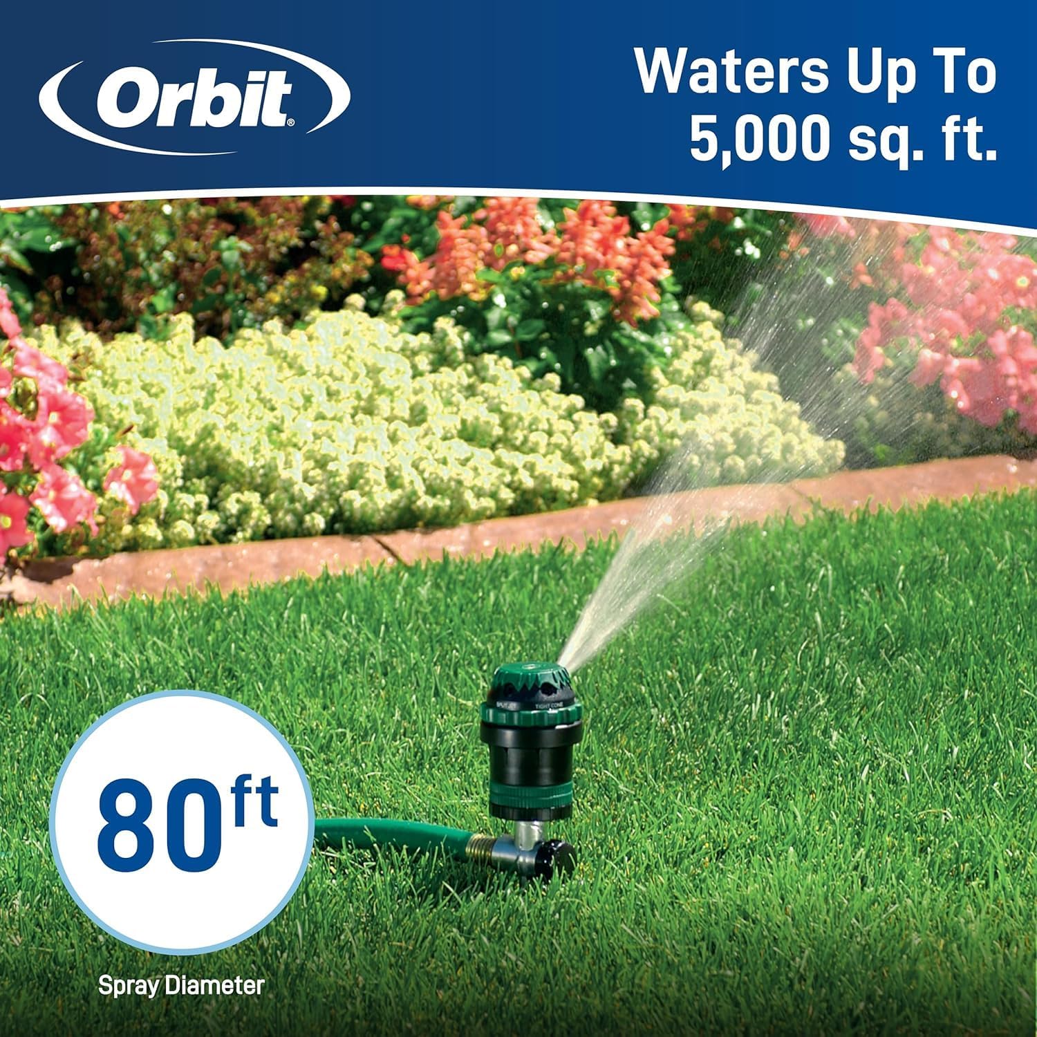 Orbit H2O - 6 Gear Drive Sprinkler (Arroseur à engrenages)