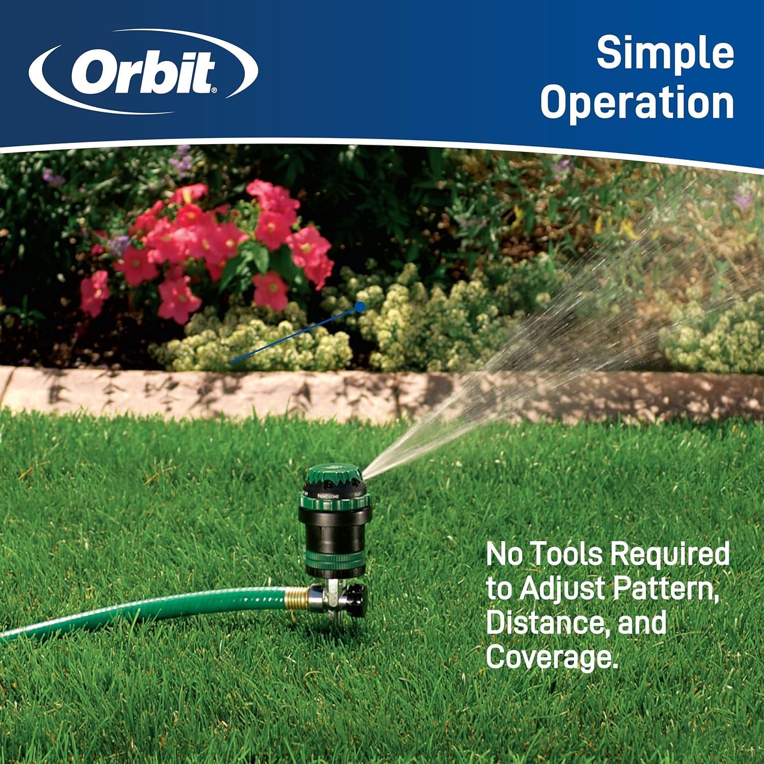 Orbit H2O - 6 Gear Drive Sprinkler