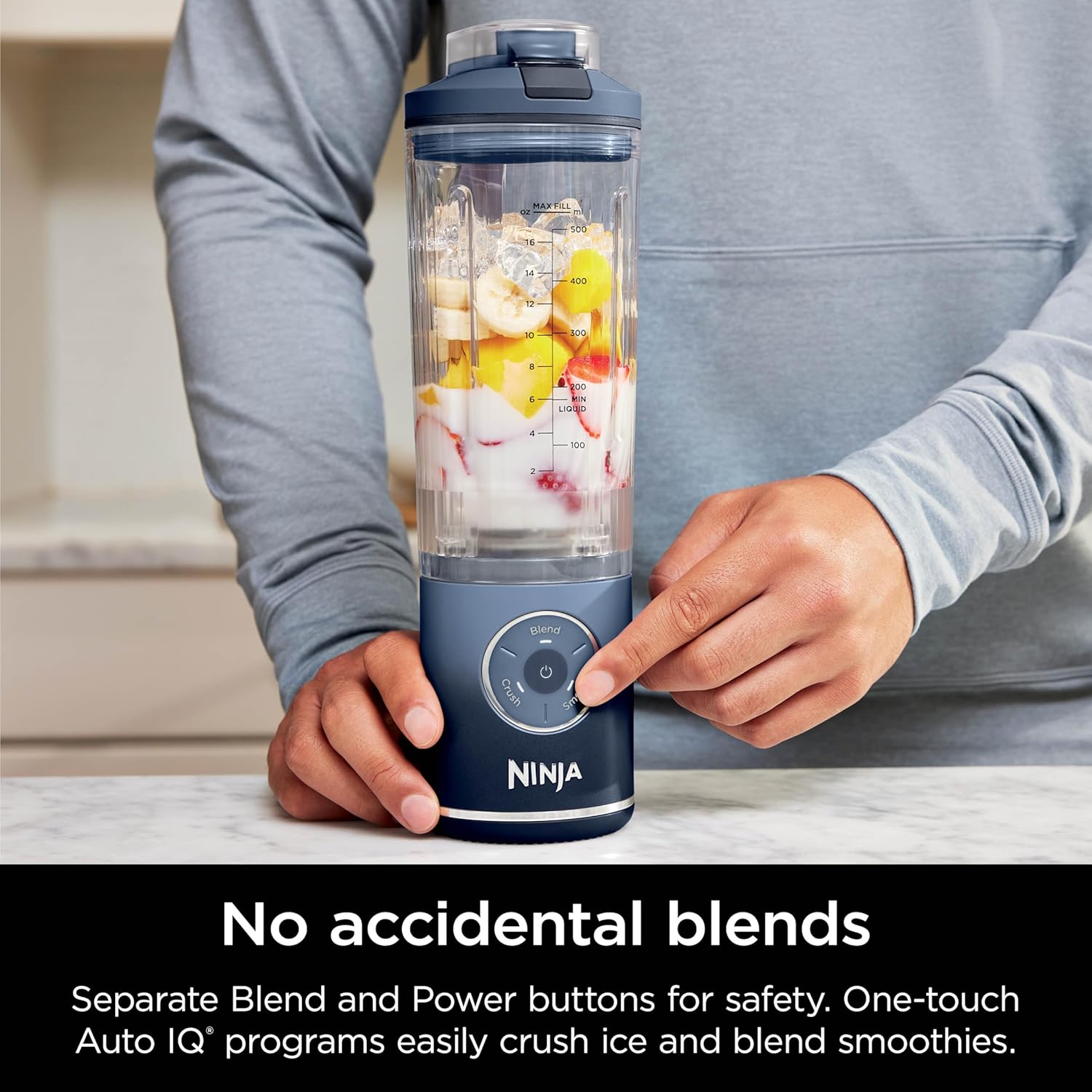 Ninja BC251CNV Blast 22 oz Max Blender portable sans fil - Marine profonde