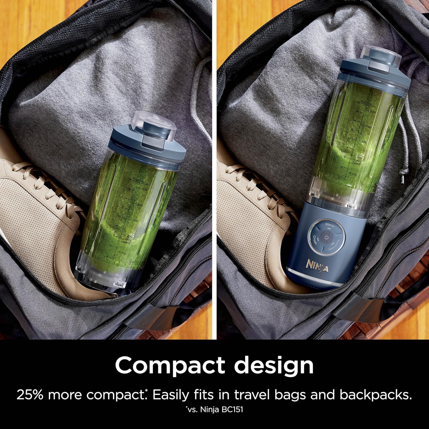 Ninja BC251CNV Blast 22 oz Max Blender portable sans fil - Marine profonde